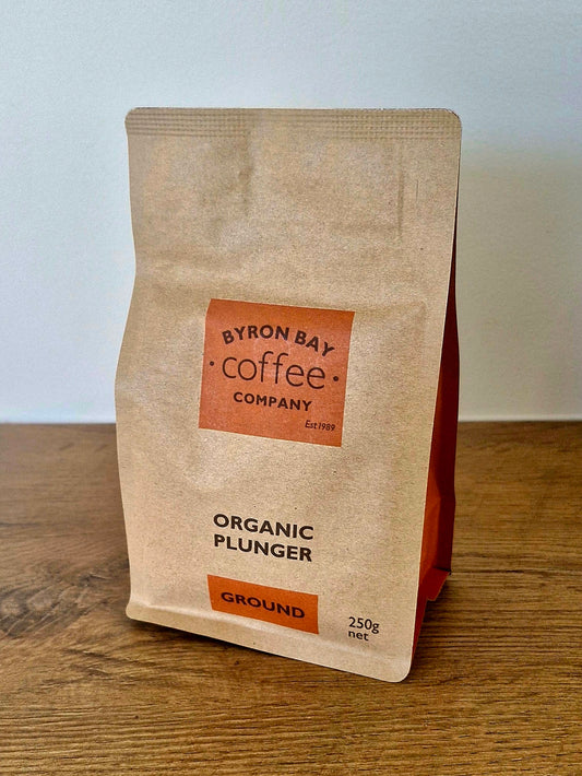 Byron Bay Coffee Company - Organic Plunger Ground | Mycotoxin Free