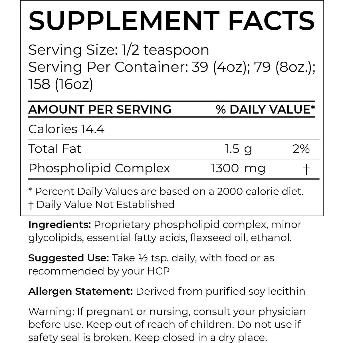 BodyBio - PC (Phosphotidylcholine) liquid