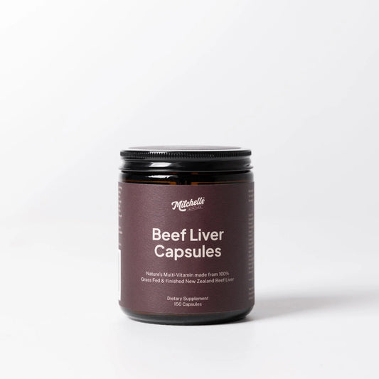 Mitchells Nutrition - Beef Liver Capsules